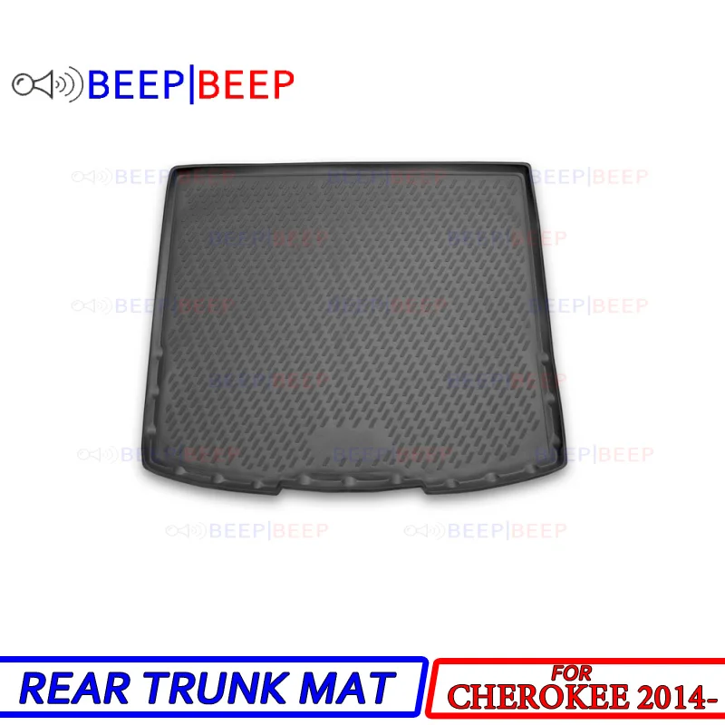Для Jeep Cherokee 2014 коврик для багажника автомобиля напольный задний украшение