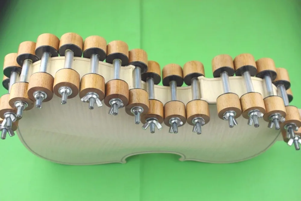 

32 pcs violin glueing clamp fix top and back, Violin making repair tools