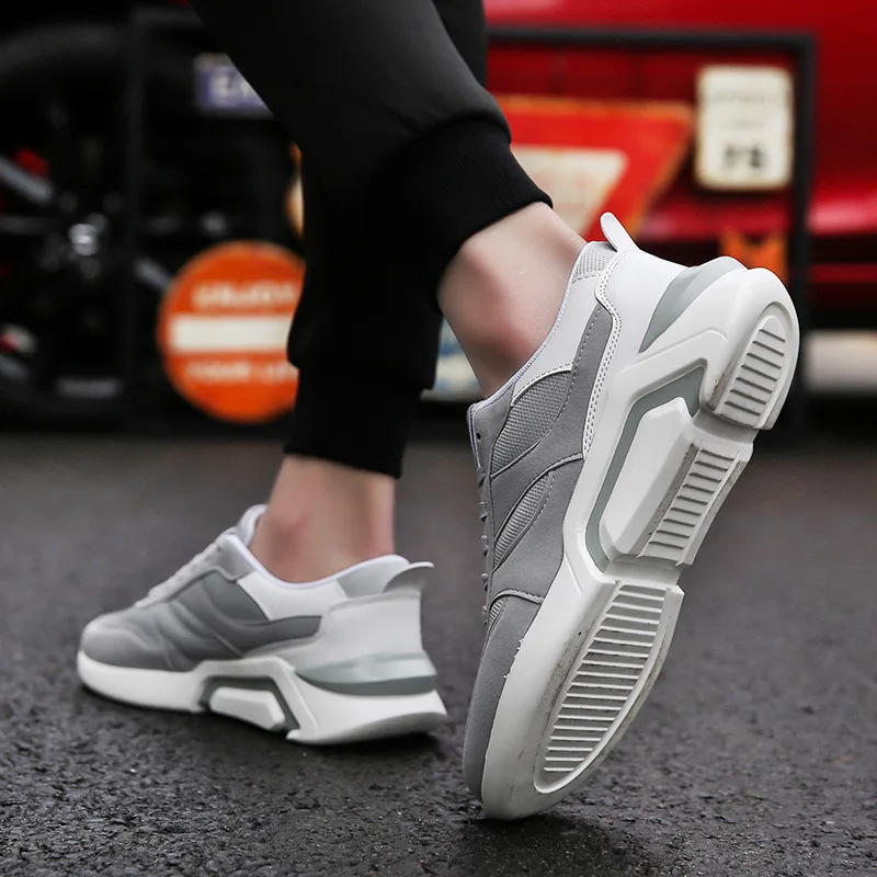 New Men Canvas Shoes High Top Lace-up Sneakers Retro Stylish Mixed Color Flat Skate Footwear Student Wear Resistant Anti-skid | Обувь