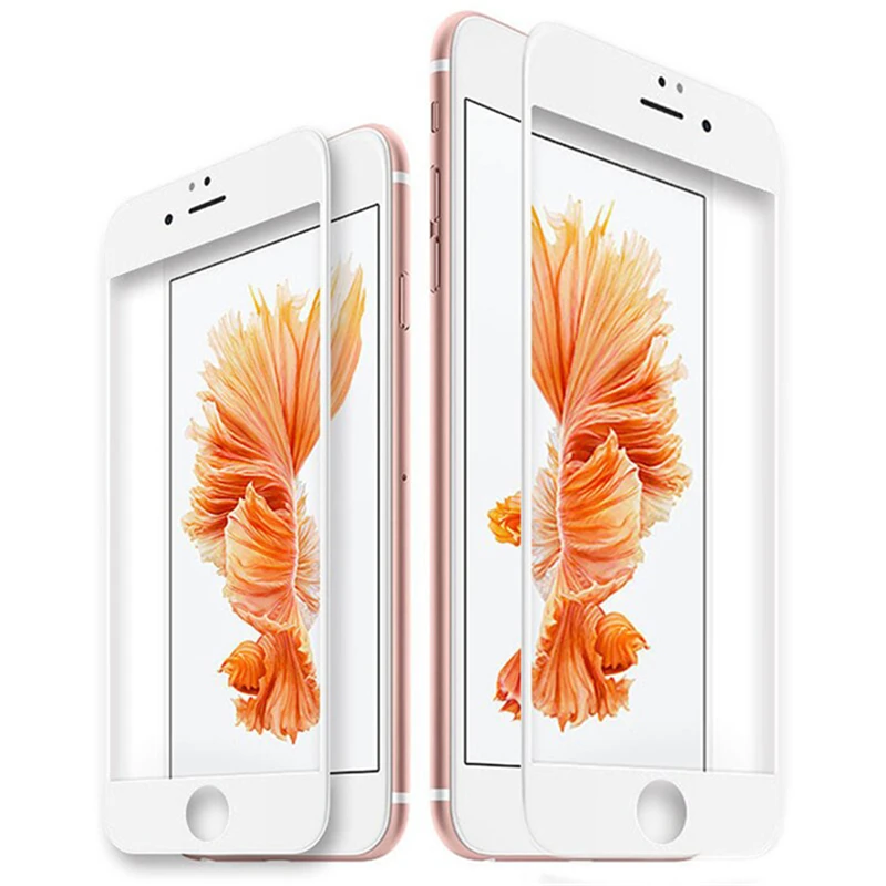 Полное Покрытие Изогнутые 3D Закаленное Стекло Экран Протектор Для Apple iPhone 6 s 7 8 Plus