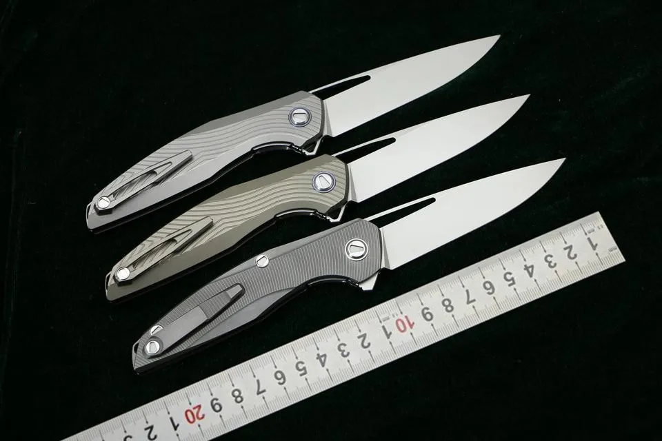 Зеленый шип Топ M390 складной нож F111 титановая ручка Флиппер EDC карманный охотничий тактический нож Ручные инструменты