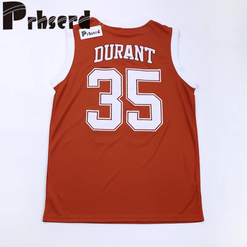Мужские #35 Кевин Дюрант Колледж вышитые возврат Майки спортивные|basketball jersey|throwback