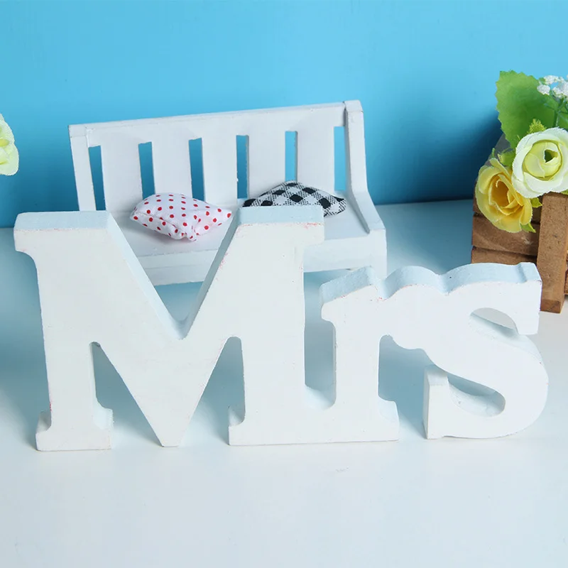 3 шт./набор Mr & Mrs Романтические свадебные украшения для дня рождения Свадебные