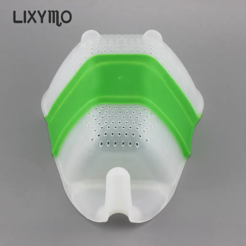 Lixymo складной силиконовый дуршлаг с держатель Кухонные фильтры милые животные