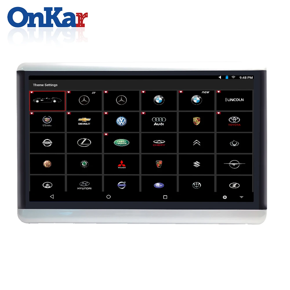 ONKAR 10,6 дюймов Android автомобильный подголовник монитор 1920*1200 HD 1080P wifi FM SD HDMI av вход/выход MP4 MP5 Поддержка Bluetooth наушники