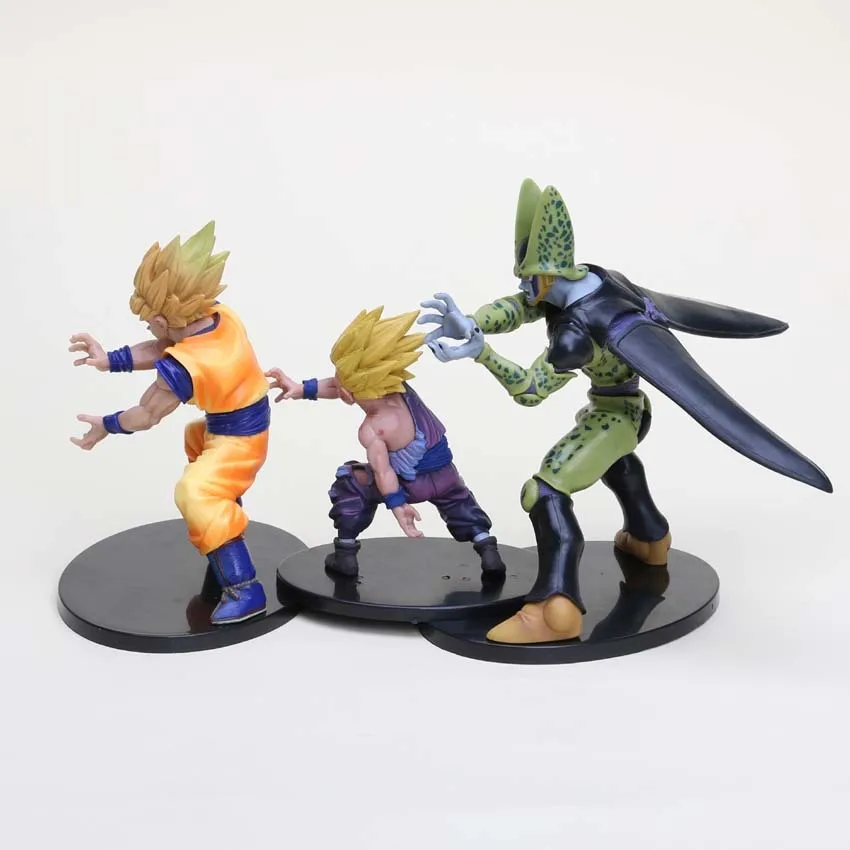 Аниме Драконий жемчуг Z фигура Супер Saiyan Cellulare Infanzia сына Гохан ПВХ фигурку Da Collezione