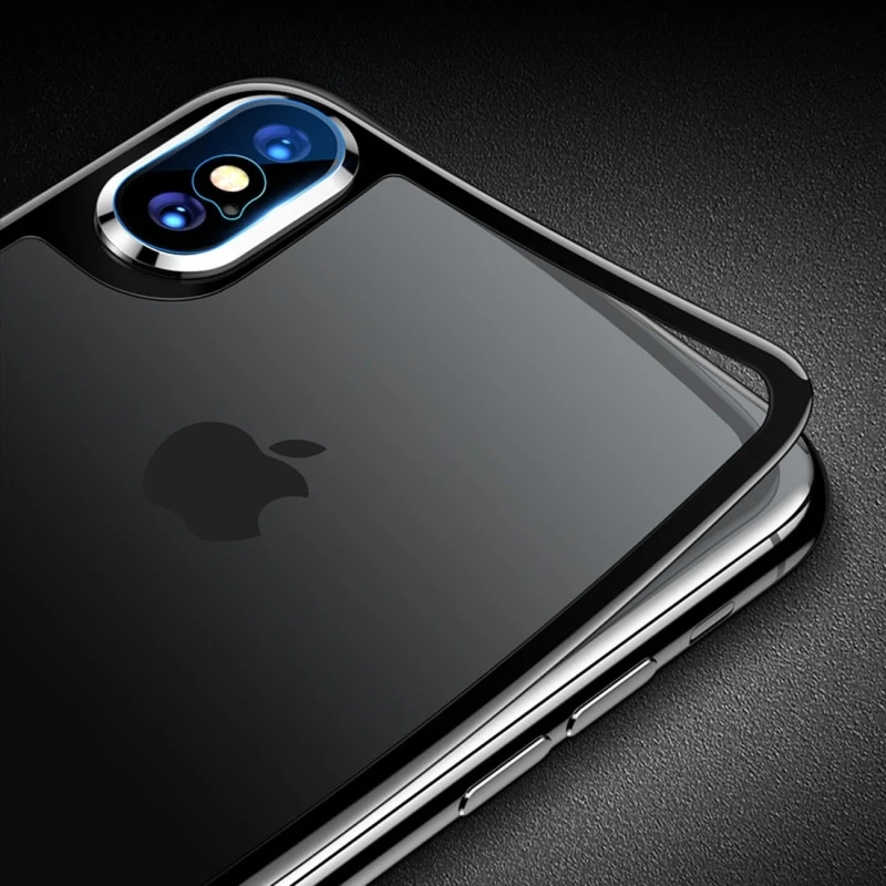 Комплект из закаленного стекла для объектива камеры и защитной пленки iPhone X / XS Max