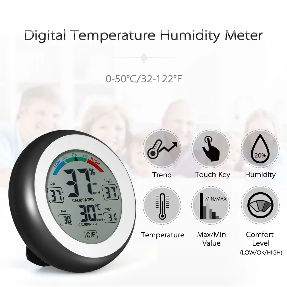 E2179 Цифровой термометр гигрометр Измеритель температуры и влажности