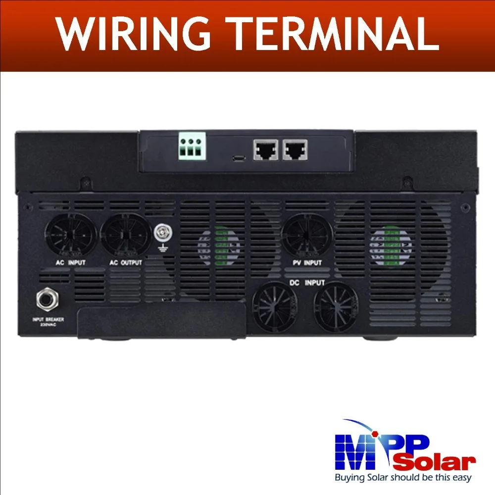 (MK) 15 кВт 3 фазы солнечный инвертор 230vac 48vdc + 80A MPPT Солнечное зарядное устройство 60A