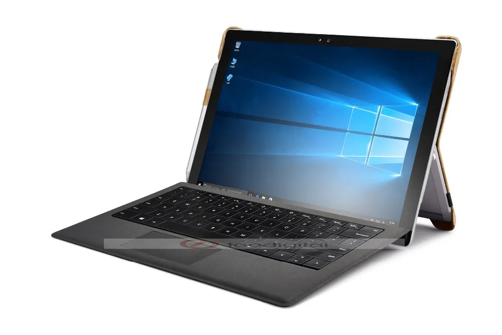 Icarer чехол для планшета для microsoft Surface Pro 4 5 6 задняя крышка Чехлы подставка из натуральной кожи защитный чехол с держателем карандаша