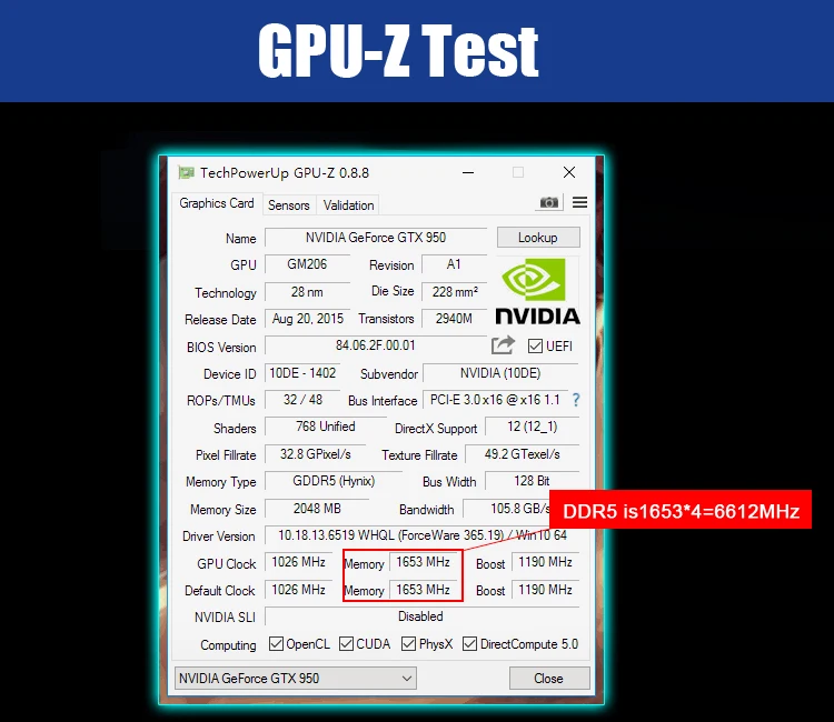 VEINEDA GTX950 карта 2 Гб 128 бит GDDR5 GTX950 видеокарта Geforce Hdmi Dvi