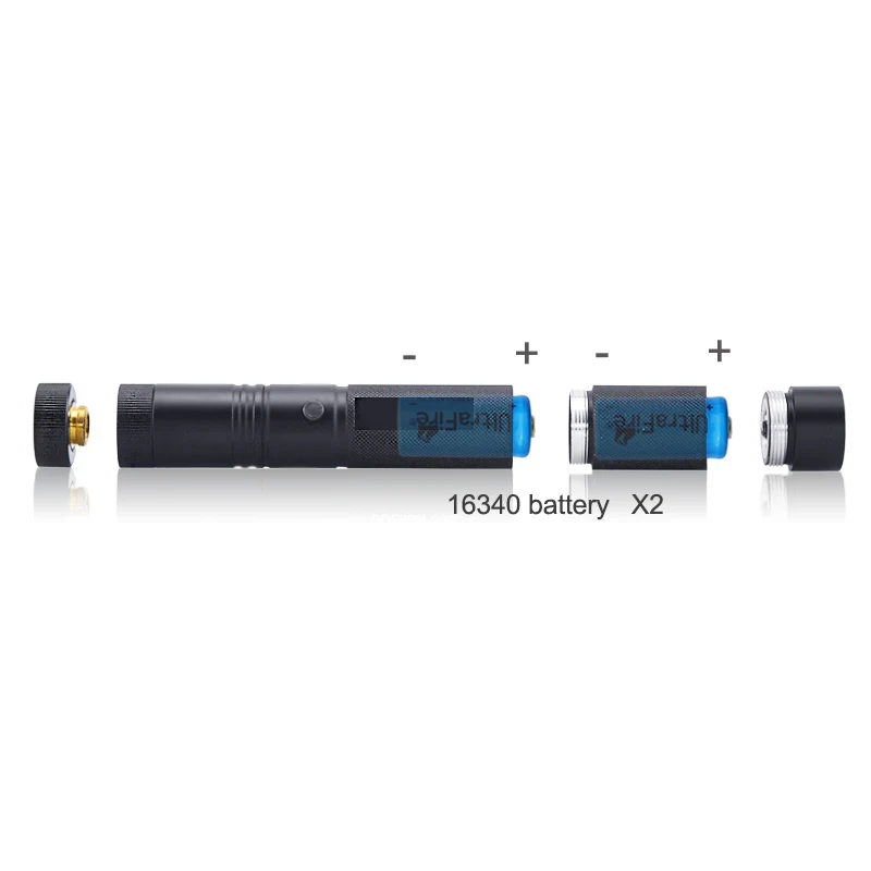 CWLASER 10000-20000 м мощный 2-в-1 1000 мВт 450nm Фокусируемый Синяя лазерная указка(303) с замком+ матч-освещение(черный
