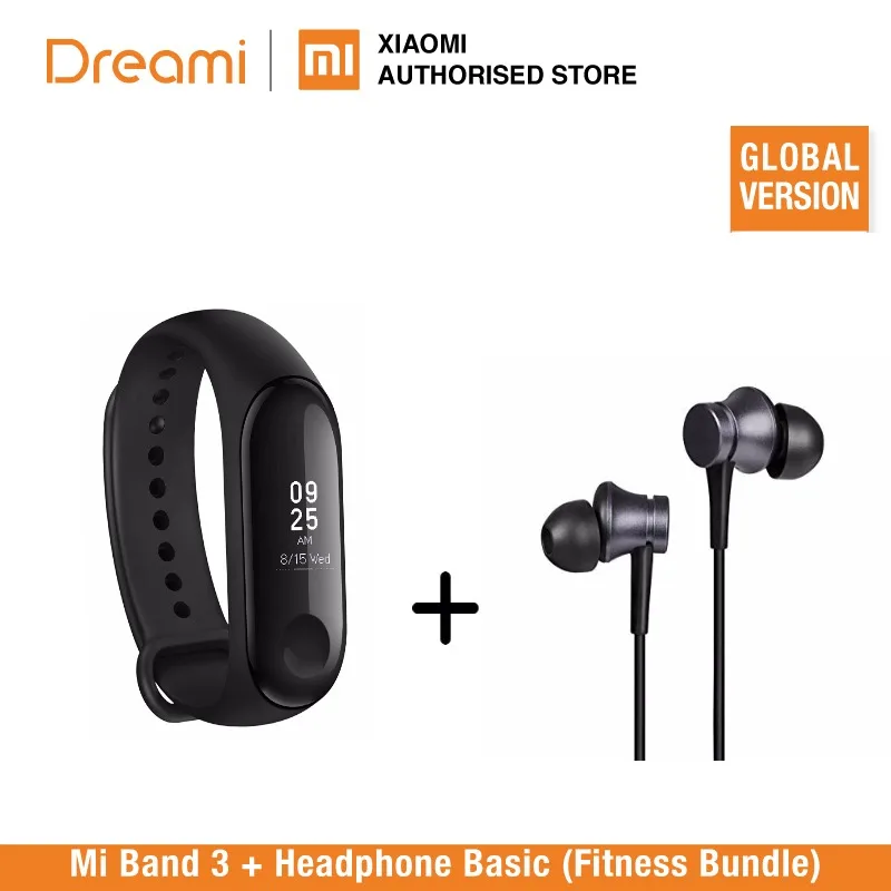 Mi Band 3+ наушники Basic(комплект для фитнеса