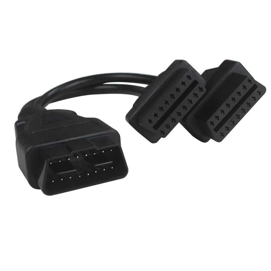 Новейший ELM327 2 в 1 Преобразованный кабель OBD2 удлинитель| |