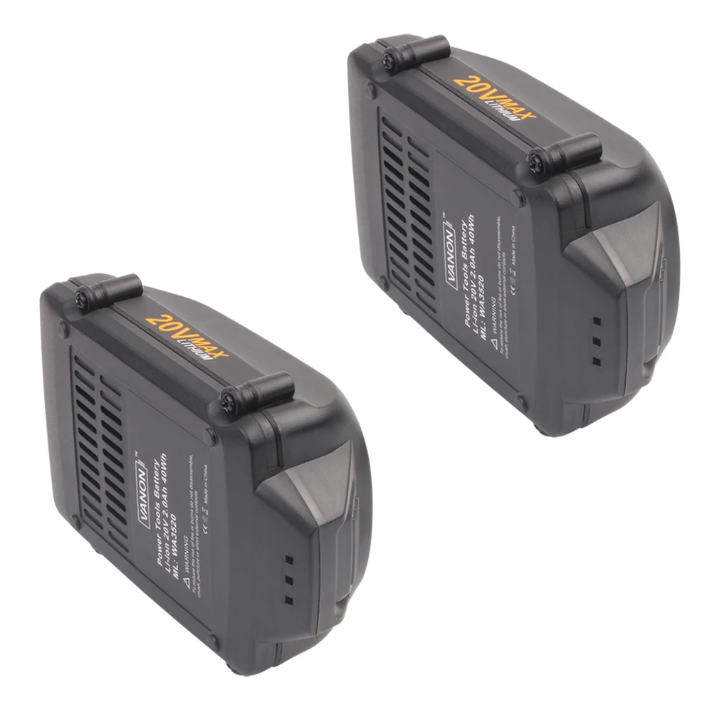 Новый 20 В 2.0ah литий-ионный Батарея для Worx wa3520 черный 2000 мАч wa3525 wg251s | Электроника