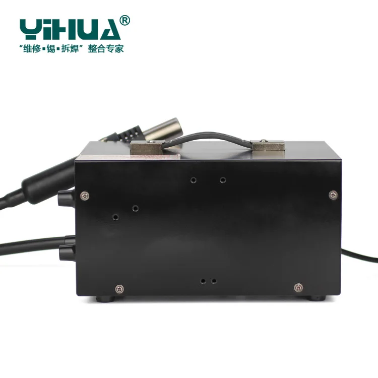 YIHUA 852D+ 220 В 700 Вт Тип насоса Тепловая пушка горячего воздуха Цифровой паяльник 2в1 SMD паяльная станция горячего воздуха с бесплатными подарками