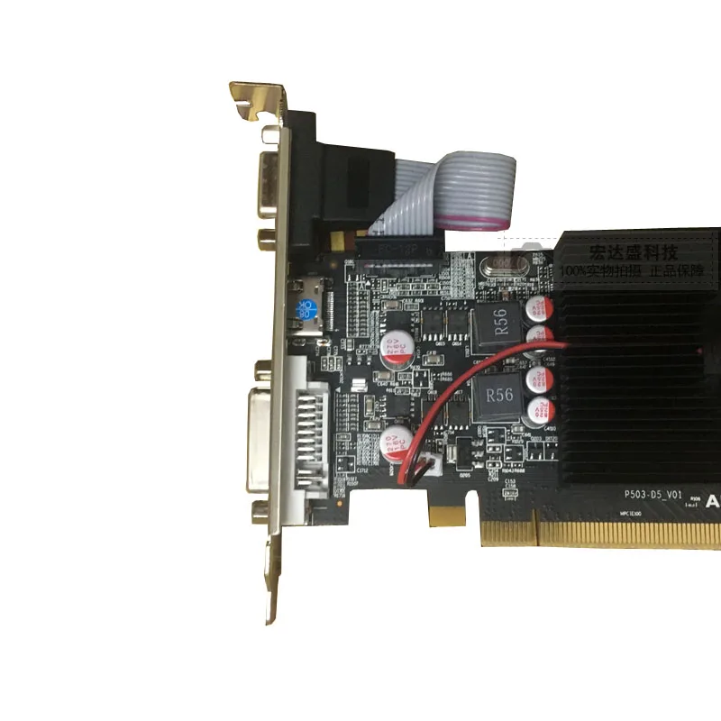 Новая мини Видеокарта ITX HPTC с половинной высотой оригинальная видеокарта R7 350 4 Гб