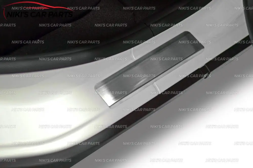 Накладки на пороги для Renault Duster/Logan/Sandero/Kaptur, 4 шт., аксессуары для отделки, защита, украшение для стайлинга автомобилей