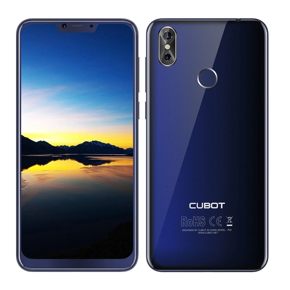 Восстановите Cubot P20 4G Смартфон Android 8 Нотч экран 6 18 дюймов 4 + 64 Гб ПЗУ MT6750T