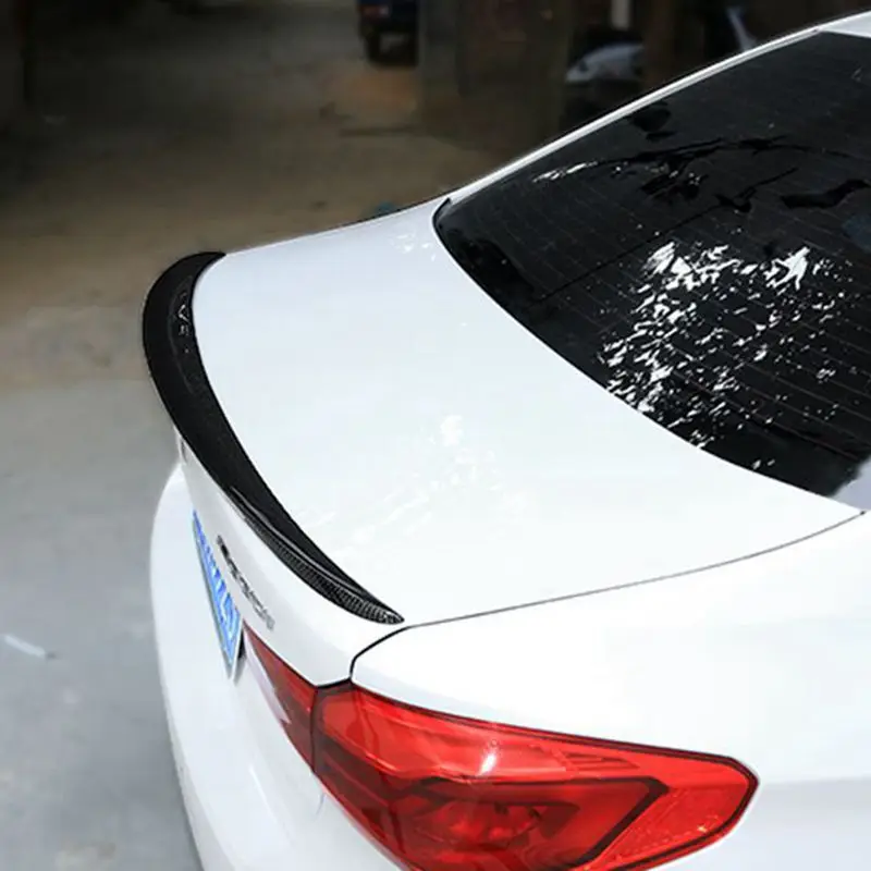 

For BMW 5 Series G30 Spoiler 530i 540i Carbon Fiber Rear Trunk Spoiler Wings M4 Style 2017 2018