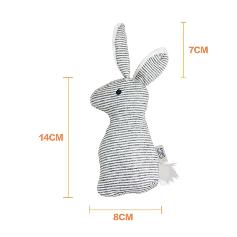 0-12 months Baby Rattle Toy BB Rabbit Animal Plush Bunny mobiles Infant Bell Crib Bed Hanging for Kids | Игрушки и хобби