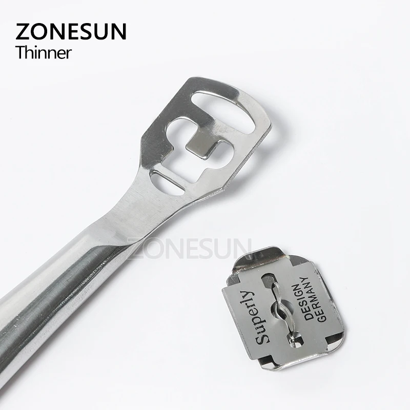 Нож ZONESUN из кожи инструмент для вырезания тонких ножей безопасный нож резки