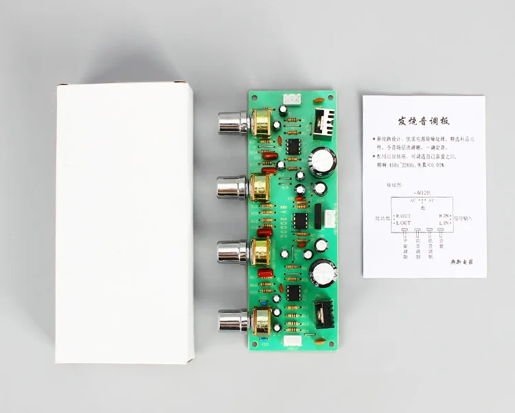 NE4558 Hi-Fi OPAMP Стерео предусилитель звук тон Управление доска