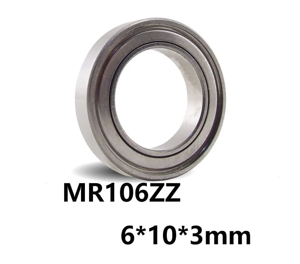 15 шт./лот MR106ZZ глубокий шаровой Миниатюрный Мини-подшипник MR106-ZZ 6*10*3 мм Высокое
