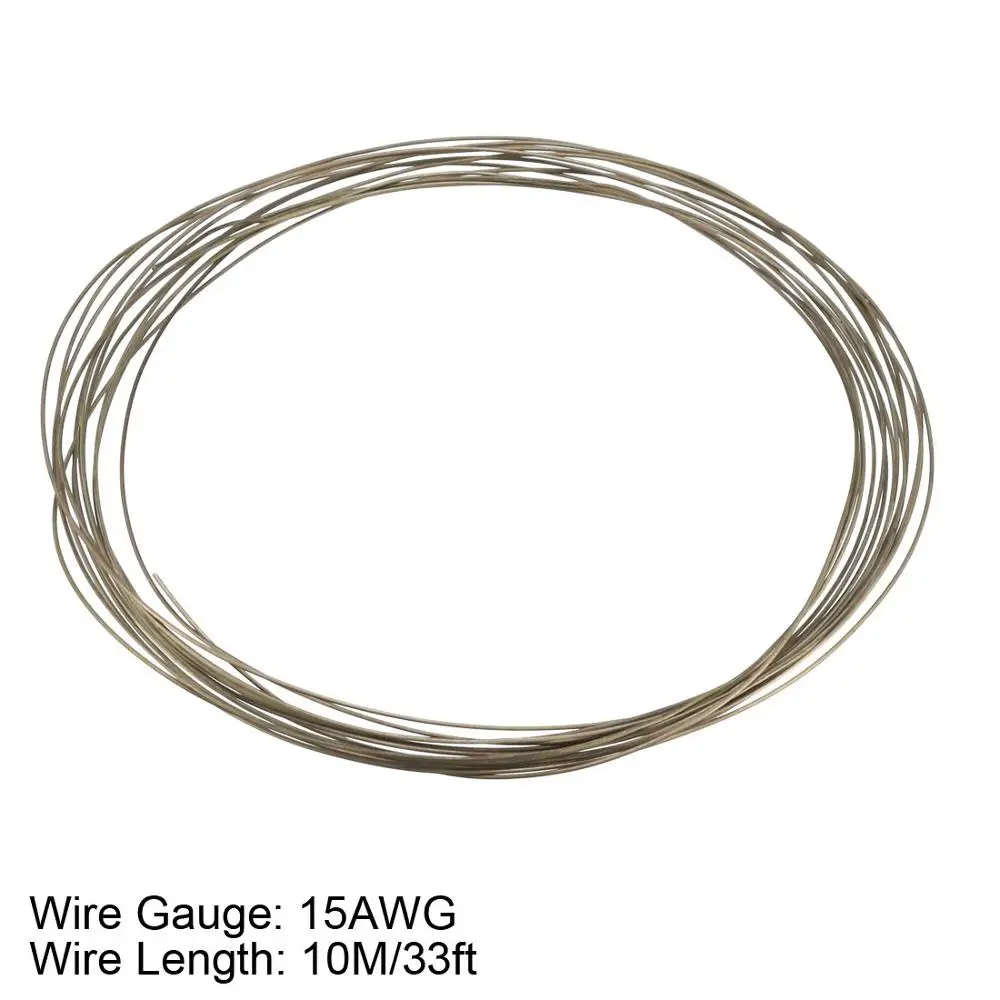 1 шт. нагревательный провод Uxcell Superfine AWG15 18 19 21 23 24 26 29 FeCrAl резистора для работы при