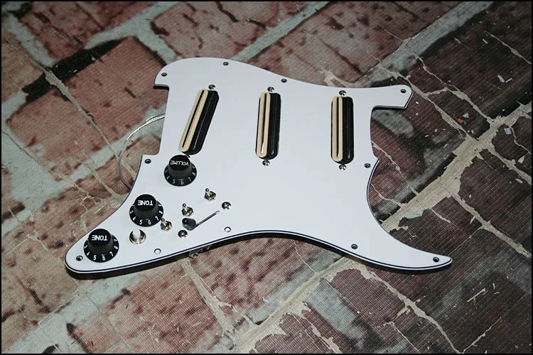 Пикапы для гитары ST пикапы SSS с двойной катушкой проводка Pickguard подходит Str 20 видов