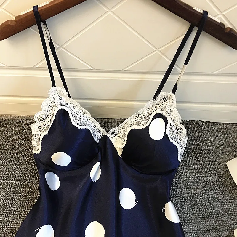 2019 сезон: весна–лето пижамы женские комплекты с шортами Кружева атласная пижама