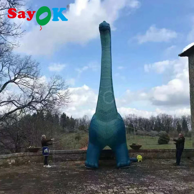 Гигантский надувной динозавр Tanystropheus 5/6/7 м Хэллоуин наружная надувная модель для