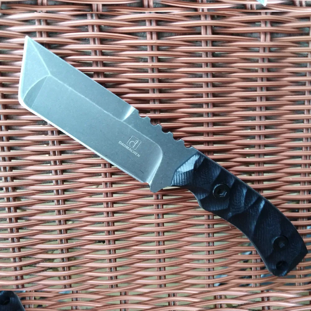 Camping survival Knife Hunting Full Tang With Imported K sheath G10 Handle Fix blade knife Super sharp Free shipping | Инструменты