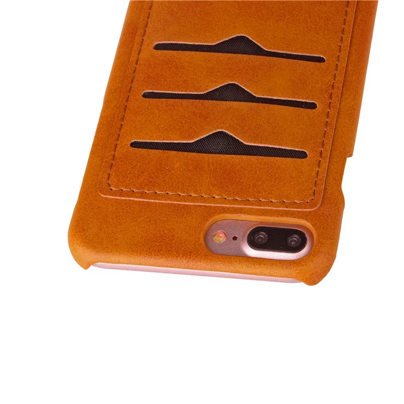100pcs/lot PU+PC Case for iPhone X Strips Simple Style Card Cover 6 6plus 6S 6Splus 7 7plus 8 8plus |