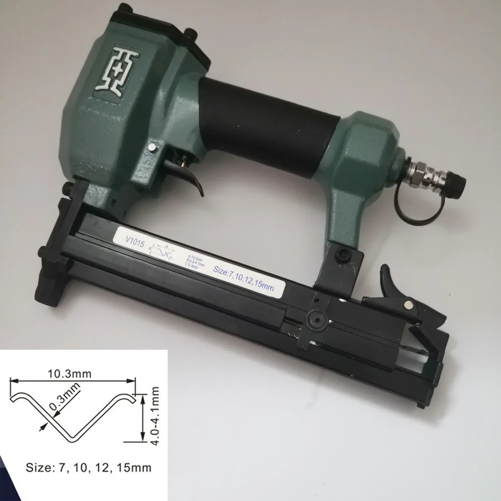 Пневматическая V-NAILER для соединения пистолета столярная рамка для картин Столяр V1015 v гвоздильщик