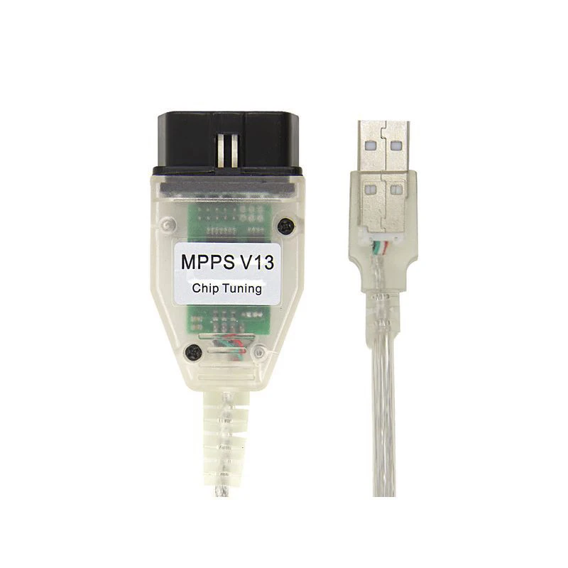 ECU MPPS V13.02 прошивка V13 v16 чип тюнинг 12 В OBD2 Диагностический Сканер Кабель USB порт OBDII