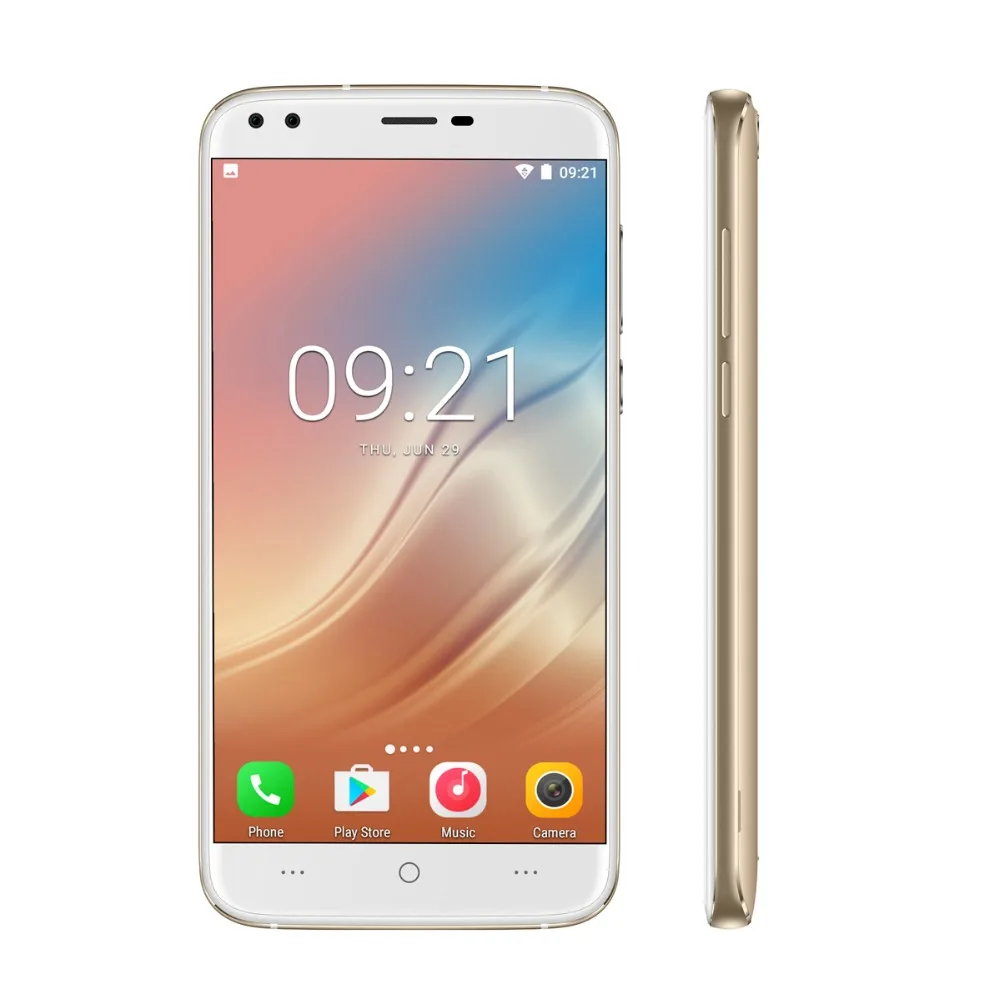 Doogee X30 MTK6580 4 ядра четырьмя камерами Смартфон Android 7.0 5.5 &quotHD 2 ГБ + 16 8MP двойной задней