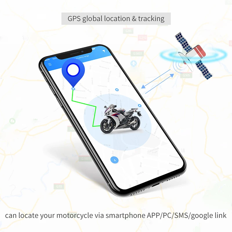 Сигнализация для мотоцикла EASYGUARD GPS-трекер Пассивный вход без ключа