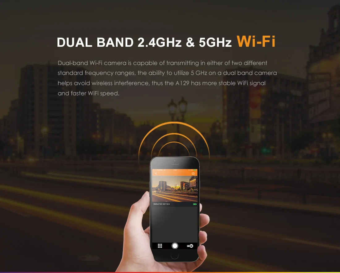 «viofo» A129Duo двухканальный Wi-Fi Full HD 1080P DVR Передняя Задняя камера видеорегистратор просмотр нескольких языков
