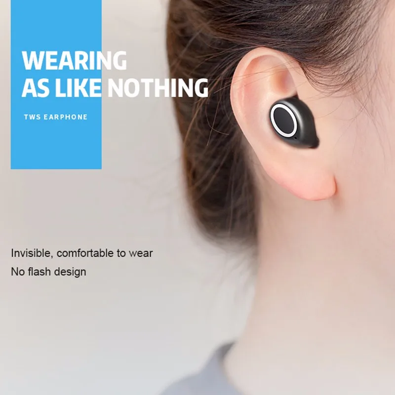 3D стерео звук Bluetooth V5.0 наушники портативный TWS беспроводной сенсорный наушник с