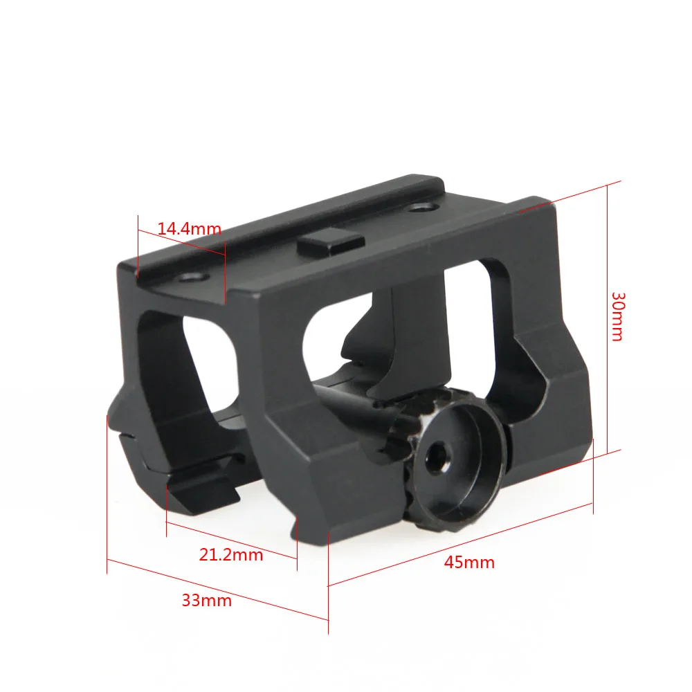 Крепление для прицела PPT черное крепление T2 Red Dot Sight gz240149|scope mount|riser mounttactical scope mounts |