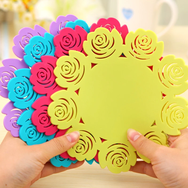 3885 модный привлекательный силиконовый изоляционный коврик для кухни полый