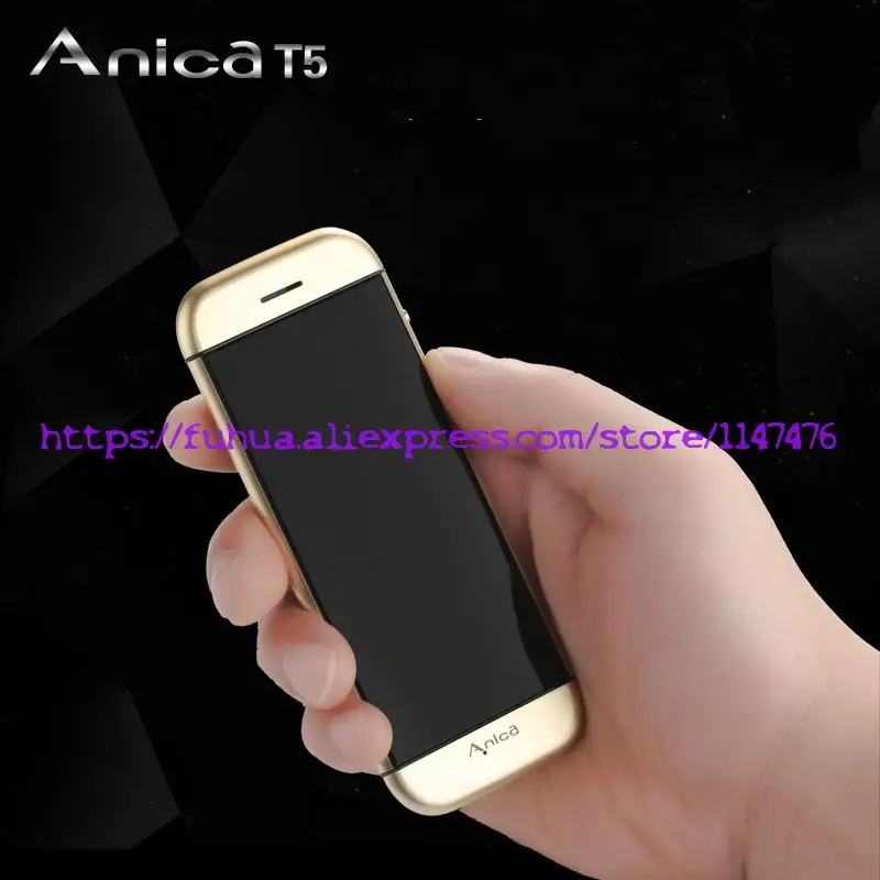 Оригинальный anica T T5 разблокирован мини кредитной карты Сотовый Телефон
