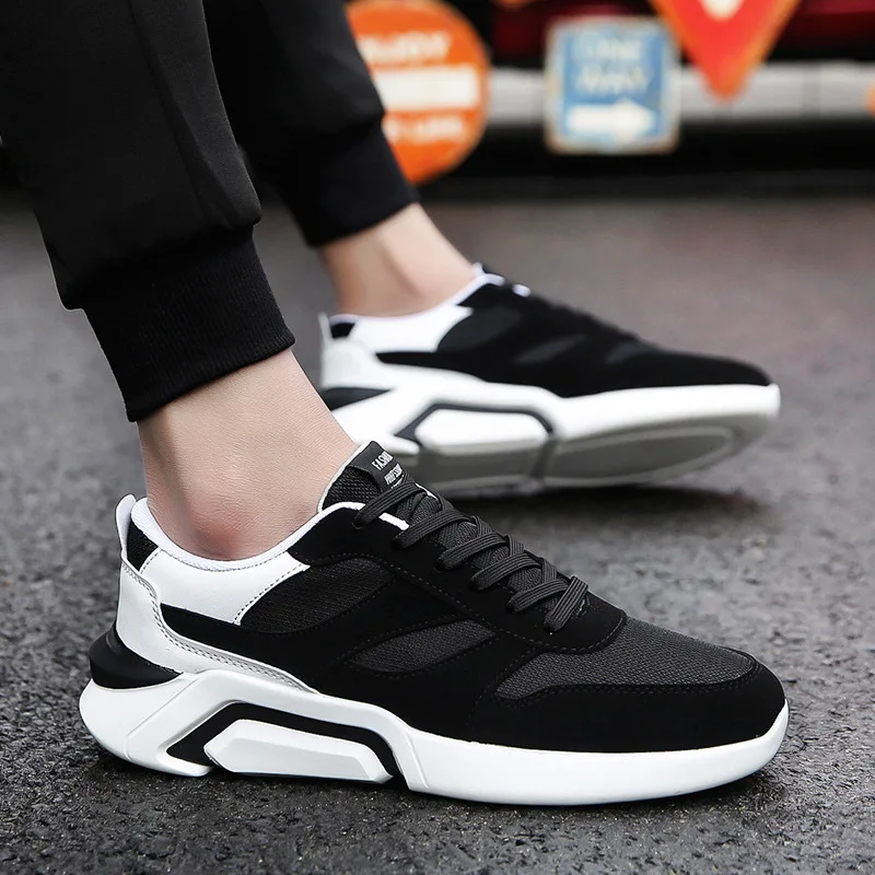 New Men Canvas Shoes High Top Lace-up Sneakers Retro Stylish Mixed Color Flat Skate Footwear Student Wear Resistant Anti-skid | Обувь