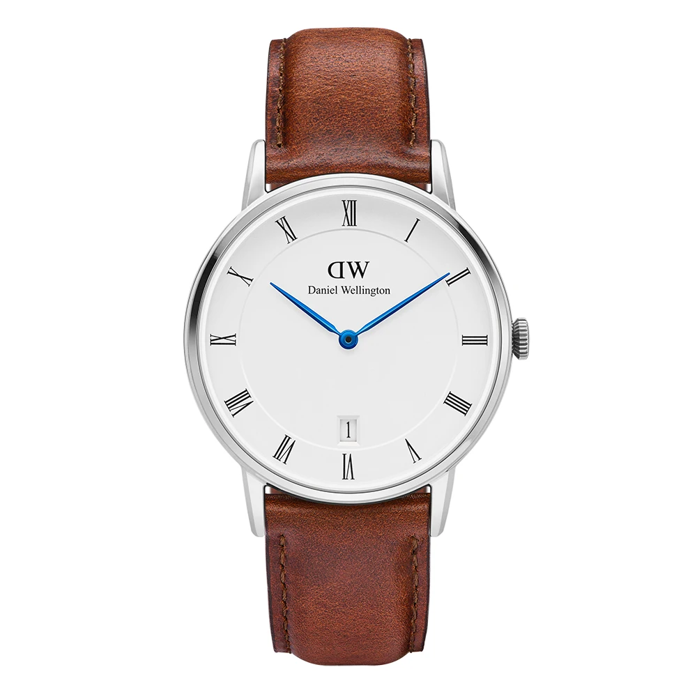 Наручные часы Daniel Wellington Dapper St Mawes 38 мм S White|Кварцевые мужские часы| |