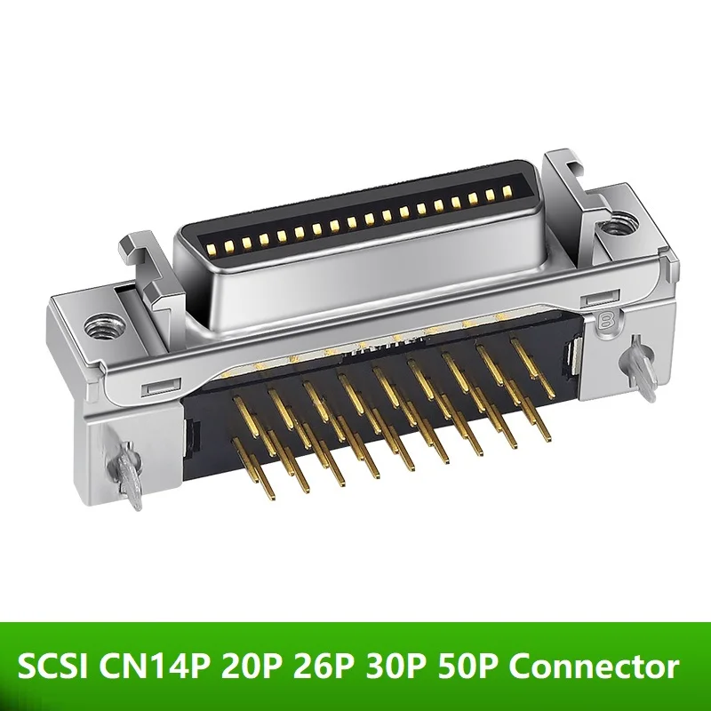 Гнездовой Разъем SCSI CN14P CN20P CN26P CN36P CN50P гнездовой разъем с изогнутыми ножками Тип
