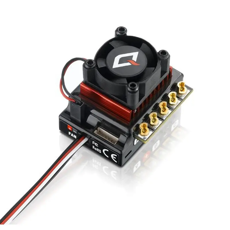 Высокое качество Hobbywing QUICRUN 10BL120 Sensored 120A 2 3S Lipo скорость бесщеточный ESC для 1/10 1/12 RC