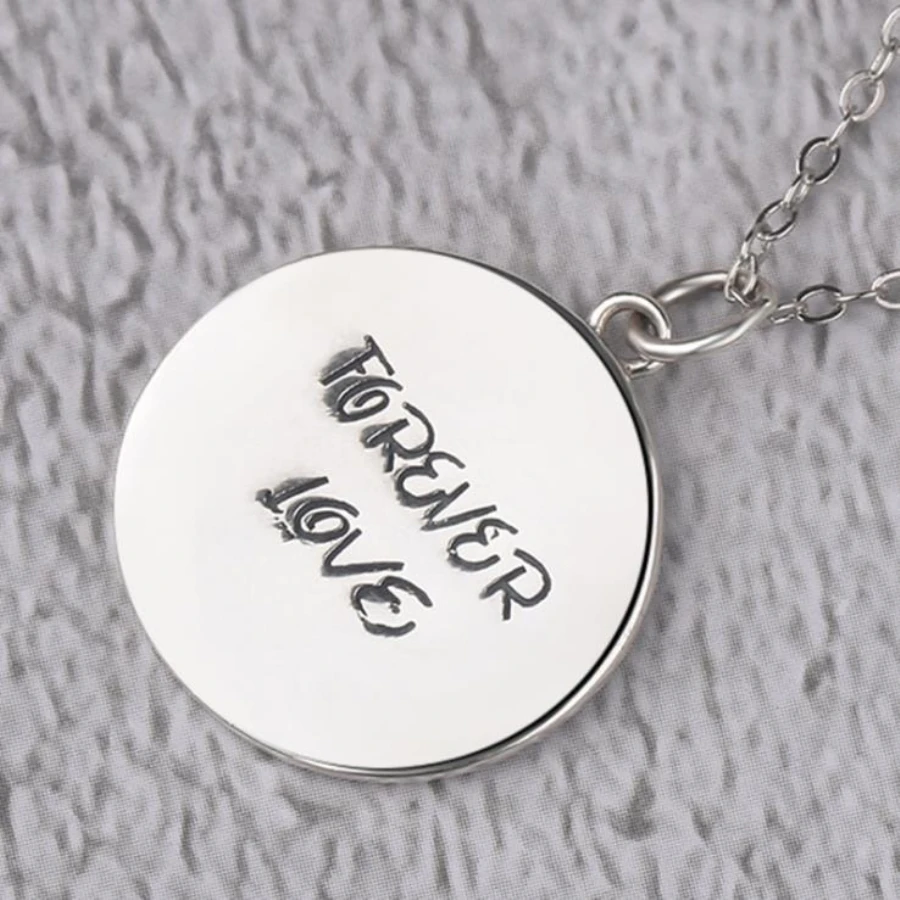 Vintage 925 Sterling Silver Coin Pendants Necklaces Gold Virgin Mary Medal Pendant Religious Catholic Necklace for Women Men | Украшения и