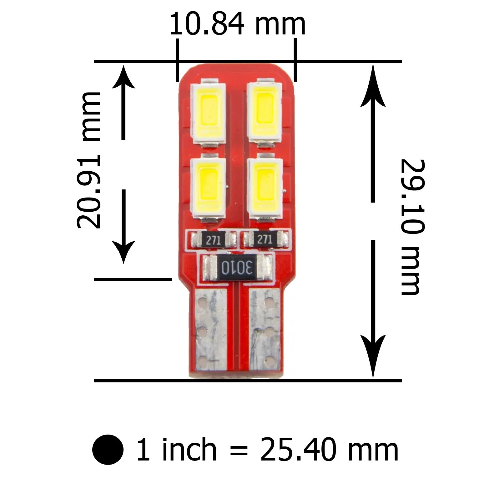 PA LED 10 шт. x 8SMD 5630 5730 Автомобильные светодиодные задние поворотные упаковочные