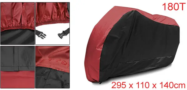 UXCELL Xxxl 180T пылезащитный чехол для мотоцикла красный и черный Наружный